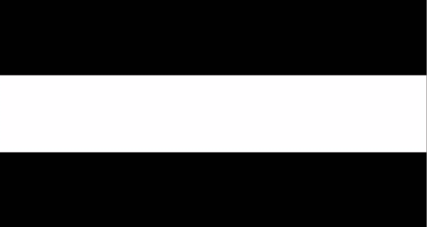 Traffolyte Black-White-Black 1220 x 605 x 1.4mm