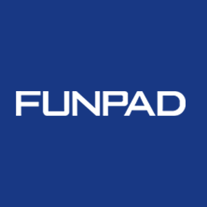 Funpad advertising display systems brand logo